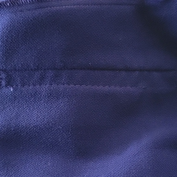 LOFT Ponte Knit Mini Skirt With Pockets Cobalt Blue Size 4 - Picture 6 of 15